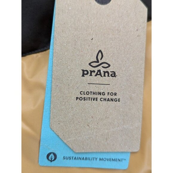 Prana Mens XXL Black Olive Heather Long Sleeve Down Puffer Jacket Novad Path NWT - Picture 10 of 16